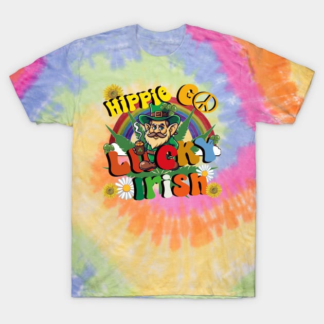 Hippie Go Lucky Irish 2 T-Shirt by Debrawib